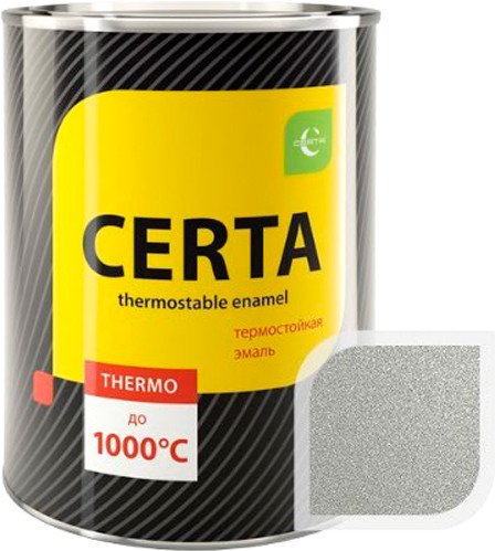 

Эмаль Certa HS Термостойкая 800С 0.8 кг (серый титан)