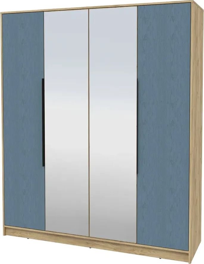 

Шкаф распашной Интерлиния Концепт КТ-Ш4з Глосс (дуб золотой/дуб лазурный)