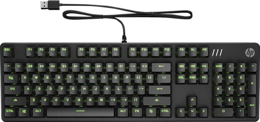 

Клавиатура HP Pavilion Gaming 550 USB (нет кириллицы)