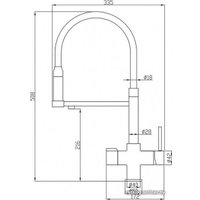 Смеситель ZorG Hammer SH 2003 (черный)