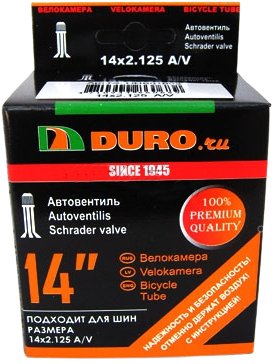 

Велокамера DURO 14х2.125