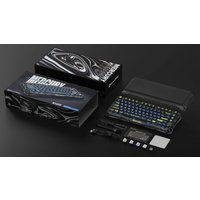 Клавиатура Gravastar Mercury K1 Lite Transparent Black (GravaStar x BSUN)