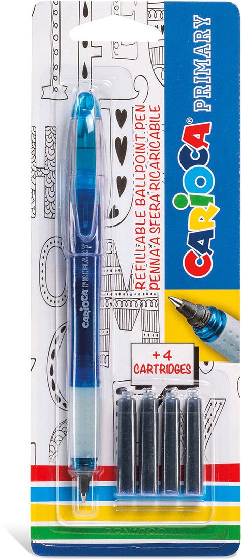 

Ручка шариковая Carioca Primary 43248 (синий)