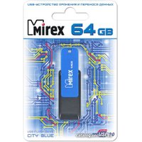 USB Flash Mirex Color Blade City 64GB (синий) [13600-FMUCIB64]