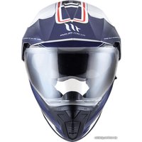 Мотошлем MT Helmets Synchrony Duosport SV Vintage Gloss (XS, белый/синий/красный)