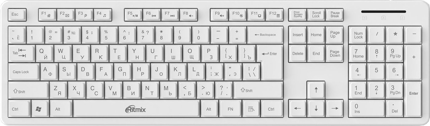 Клавиатура Ritmix RKB-304W