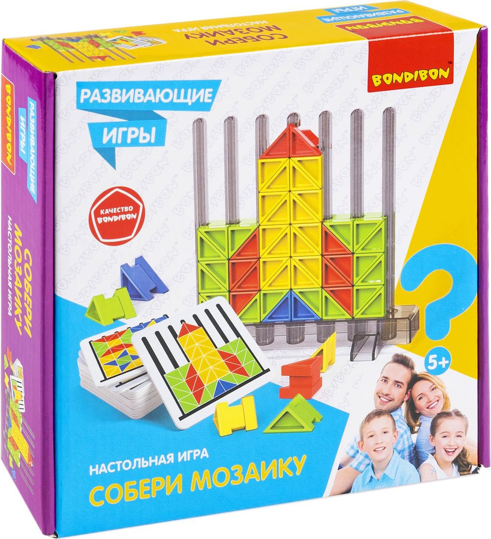 

Настольная игра Bondibon Собери мозаику ВВ6026