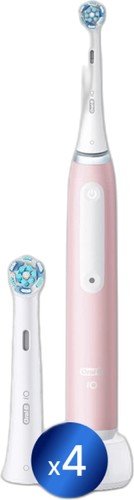 Электрическая зубная щетка Oral-B iO 3 (с насадкой Ultimate Clean 4 шт, розовый)