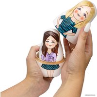 Развивающая игрушка Брестская Фабрика Сувениров Матрешки - бизнес леди. Набор в офисной тематике (набор 7 шт)