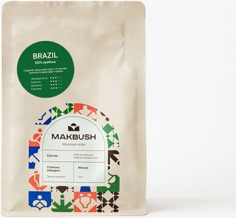 Кофе MakBush Brazil молотый 250 г