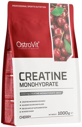 Моногидрат креатина OstroVit Creatine Monohydrate (вишня, 1000 г)