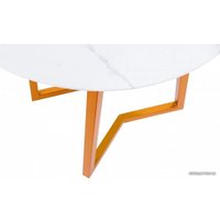 Кухонный стол AksHome Goldie 79603 (мрамор/золотой)