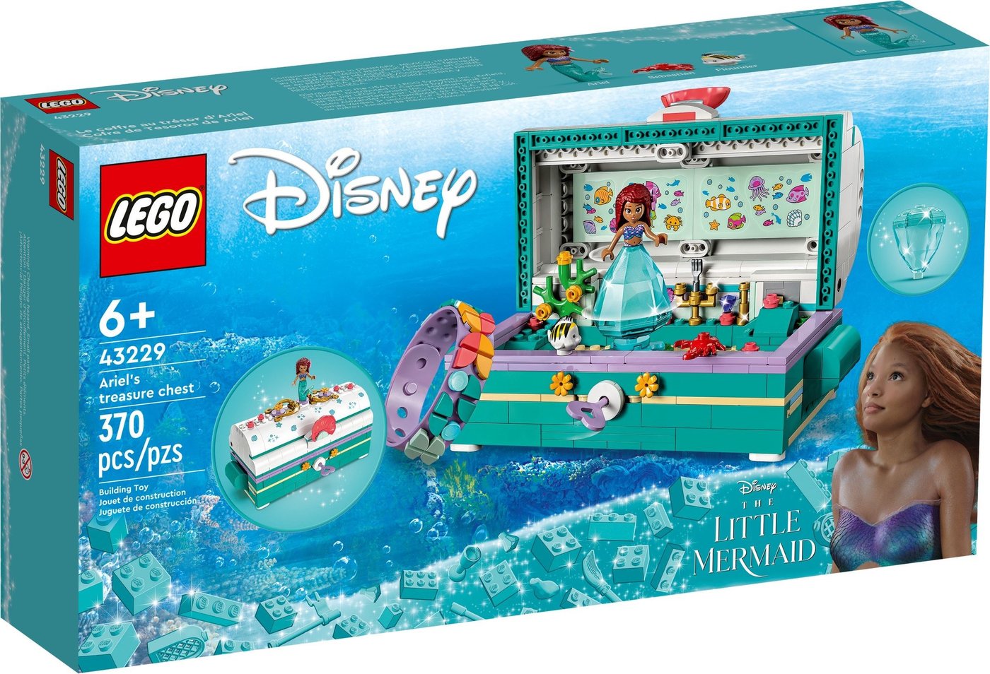 

Конструктор LEGO Disney 43229 Сундук с сокровищами Ариэль