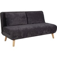 Диван DiArt Элли 1500 (велюр Sensey graphite/ножки светлые)