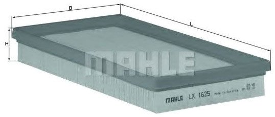 

Воздушный фильтр Mahle Knecht LX1625