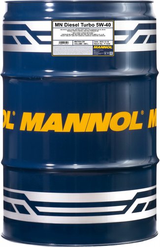 Моторное масло Mannol DIESEL TURBO 5W-40 208л
