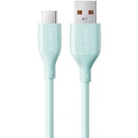 Кабель Anker A8001 USB Type-C - USB Type-A 100W (1 м, зеленый)