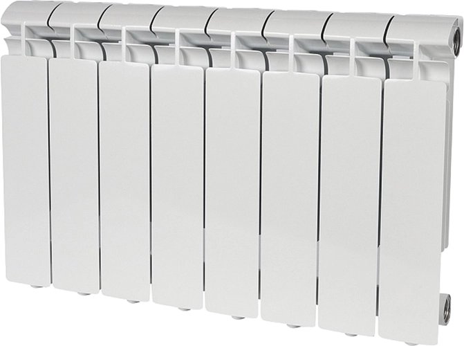 Алюминиевый радиатор Stout Alpha 350 SRA-2310-035008 (8 секций)