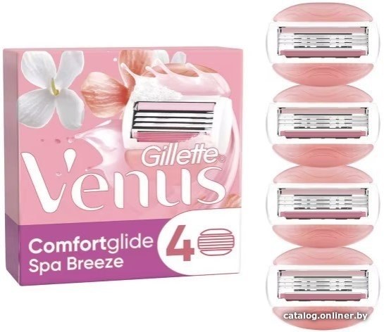 Сменные кассеты для бритья Gillette Venus Comfortglide Spa Breeze (4 шт)
