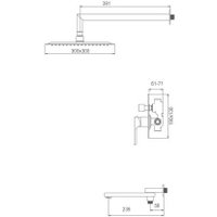 Душевая система  Gappo G7117-9