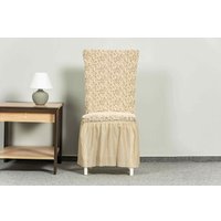 Пледы, покрывала Софатэкс Стандарт КПС-4 Венеция с оборкой 00982 (ваниль)