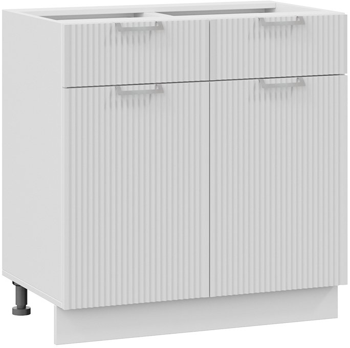 

Шкаф напольный Трия Кимберли 1Н8Я1 (белый/сноу)