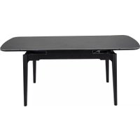 Кухонный стол Signal Sento 120-180/80 (черный/черный)