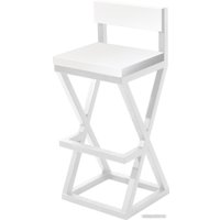 Стул Millwood Вена 2 Л полубарный (белый/металл белый)