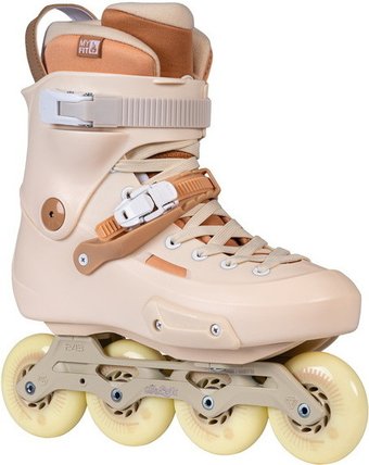 Роликовые коньки Powerslide Zoom Pro 80 (р. 37-38, песочный)