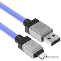 Кабель Baseus CoolPlay Series Fast Charging Data Cable 2.4A USB Type-A - Lightning (1 м, синий)