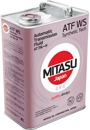 

Трансмиссионное масло Mitasu MJ-331 ATF WS Synthetic Tech 4л