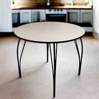 Кухонный стол Arvento Флок круглый D900 (бодега)