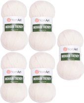 Mohair Trendy 1003 (молочный, 5 шт)