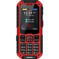 Кнопочный телефон Uniwa S9 4G (красный)