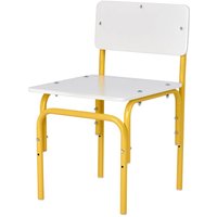 Детский стул Фея Мой малыш 0002744.29 (белый/желтый)