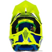 Мотошлем MT Helmets Falcon Crush B7 (XXL, глянцевый синий)