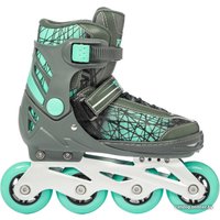 Роликовые коньки Ricos Anomaly PW-132B M (р. 35-38, салатовый/зеленый)