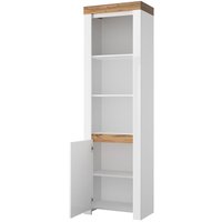 Шкаф распашной Anrex Taurus 1D3N (белый/дуб вотан)