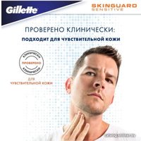 Сменные кассеты для бритья Gillette Skinguard Sensitive (6 шт) 7702018488322