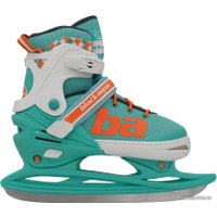 Коньки Black Aqua AS-408 (р. 39-42, мятный/оранжевый)