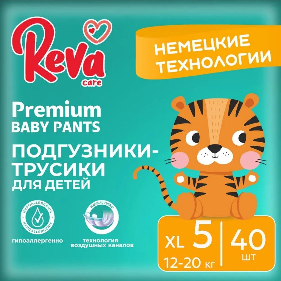 

Трусики-подгузники Reva Care Premium XL (40 шт)