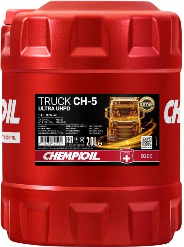 Моторное масло Chempioil CH-5 Truck Ultra UHPD 10W-40 20л