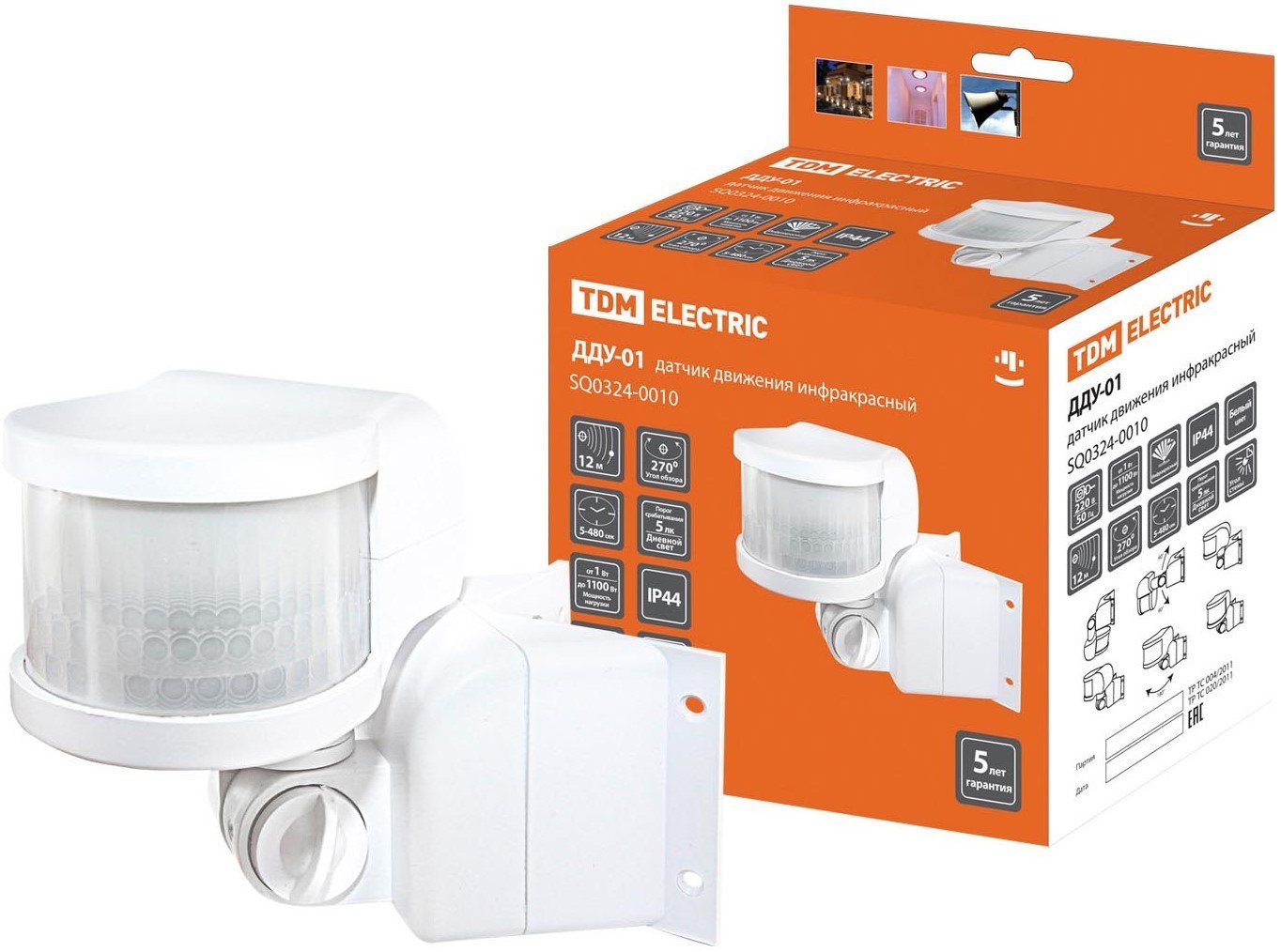 

Датчик движения TDM Electric ДДУ-01 SQ0324-0010