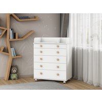 Детский комод Incanto Мишка с органайзером 800/5 PK-0060/00 (белый)