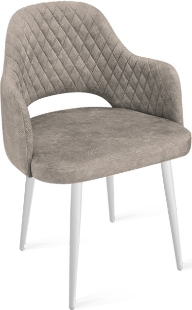 

Стул Трия Калипсо К1К (белый матовый/микровелюр Wellmart Latte)