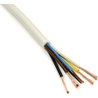 Провод силовой ККЗ ПВС 5x0.75 (белый)