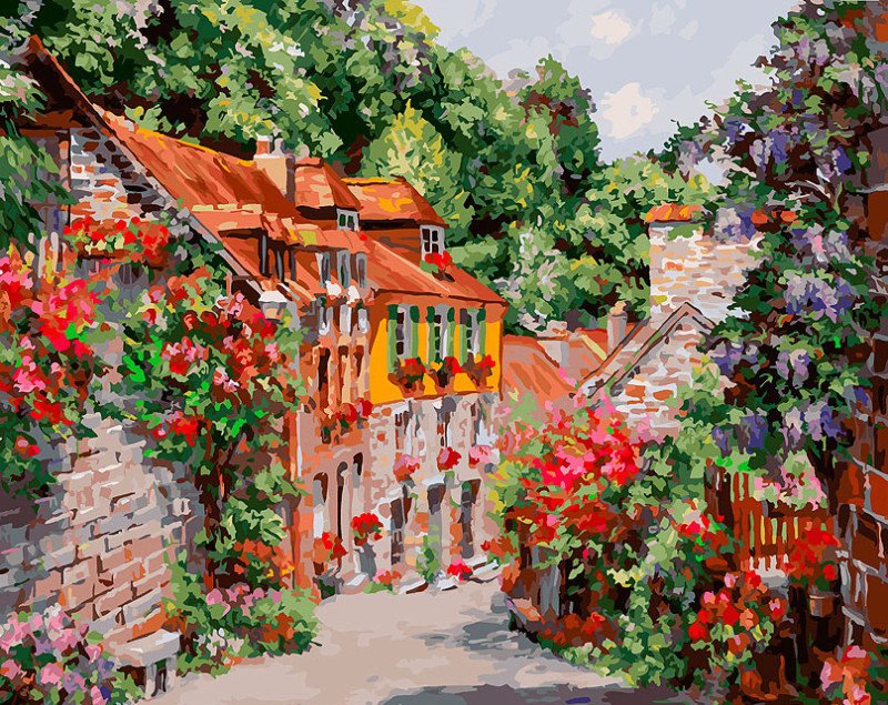 

Картина по номерам Белоснежка Франция. Динан 451-ART