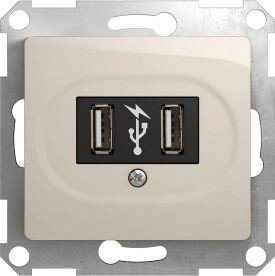 

Розетка USB Schneider Electric Glossa GSL000933