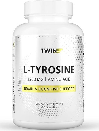 L-тирозин 1WIN L-Tyrosine 1200 мг (90 капсул)