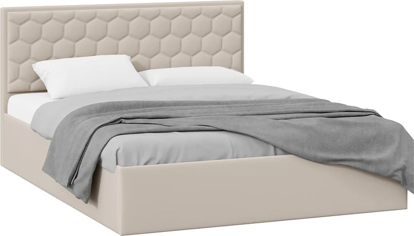 

Кровать Трия Порто Универсальная 140x200 (велюр Confetti Cream)